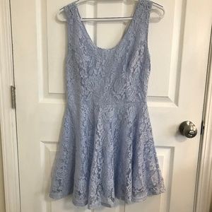 Nordstrom Robin K Lace Tank Skater Dress